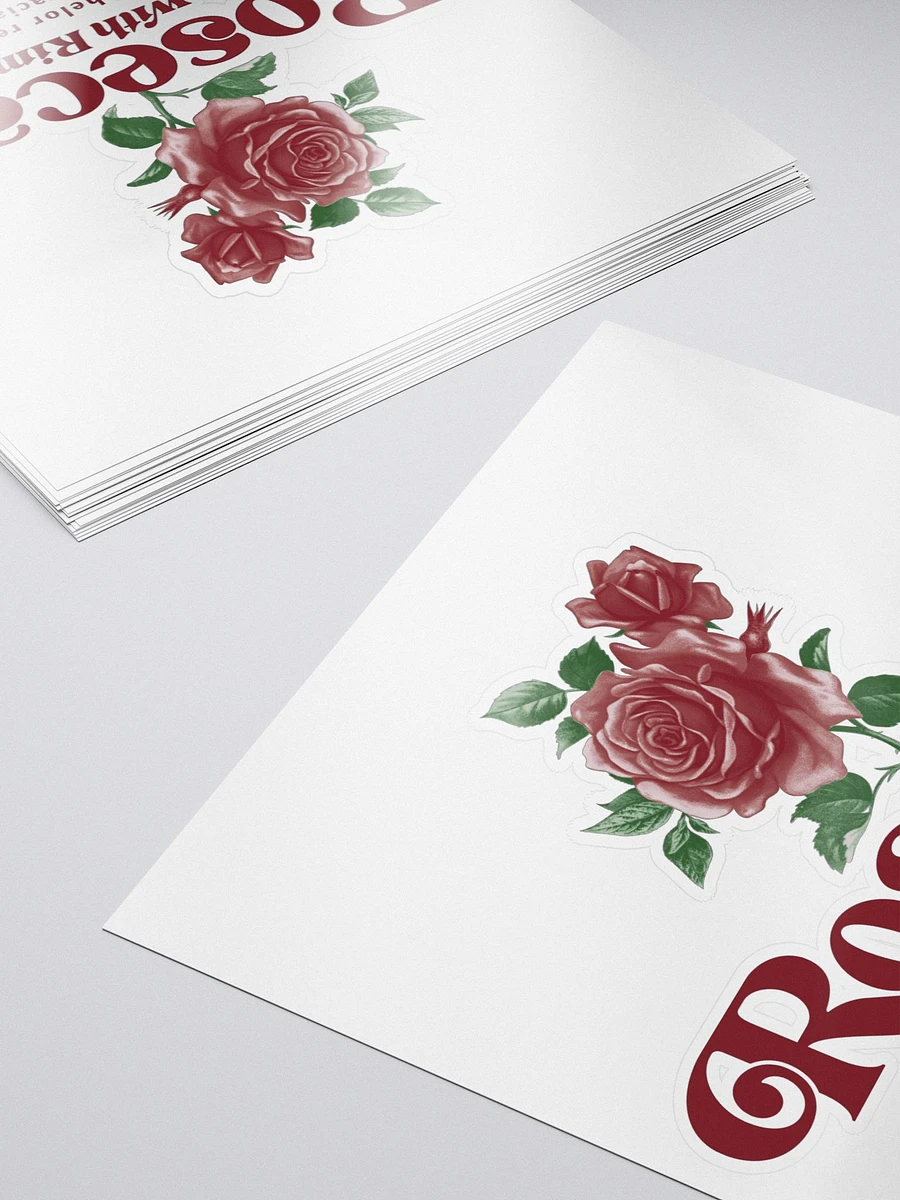 Retro Rose Sticker product image (5)