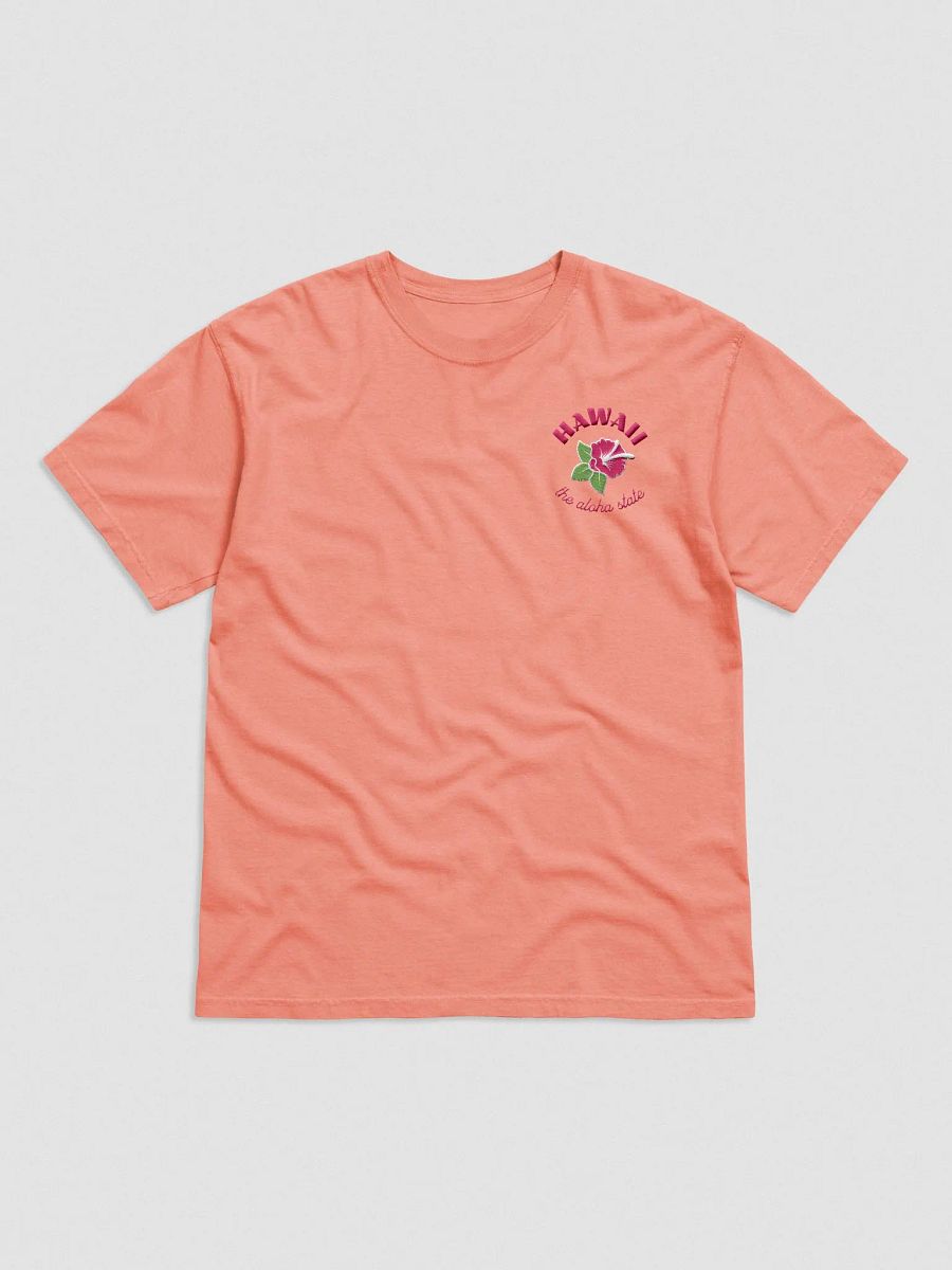 Hawaii Hibiscus Left Side Embroidery Tee product image (2)