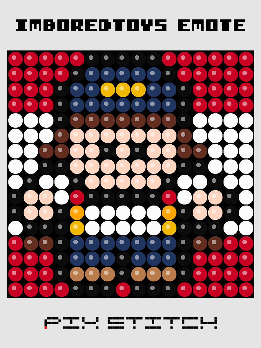 Imboredtoys Emote Pixel Art product image (1)