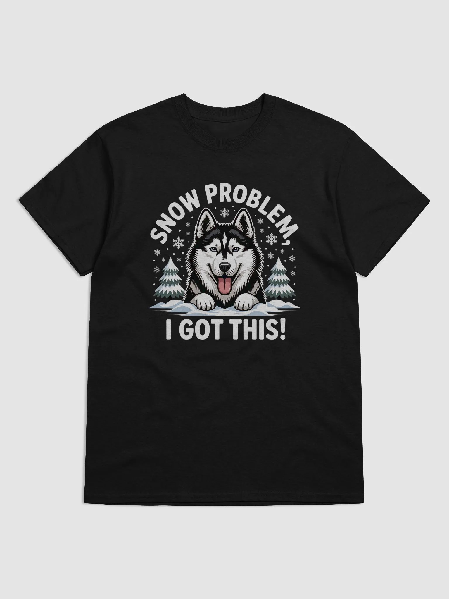 Snowy Husky Adventure T-Shirt product image (4)