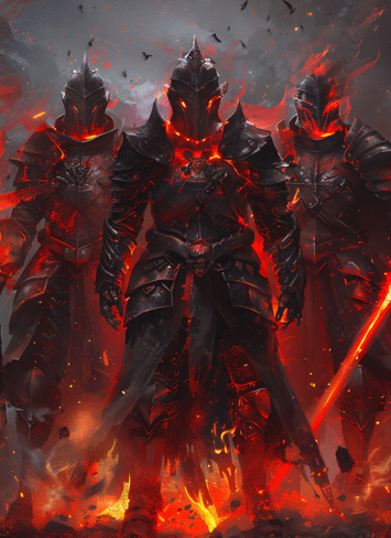 Ascendant Order Radiant Knights and Glowing Demons - bonus product image (1)