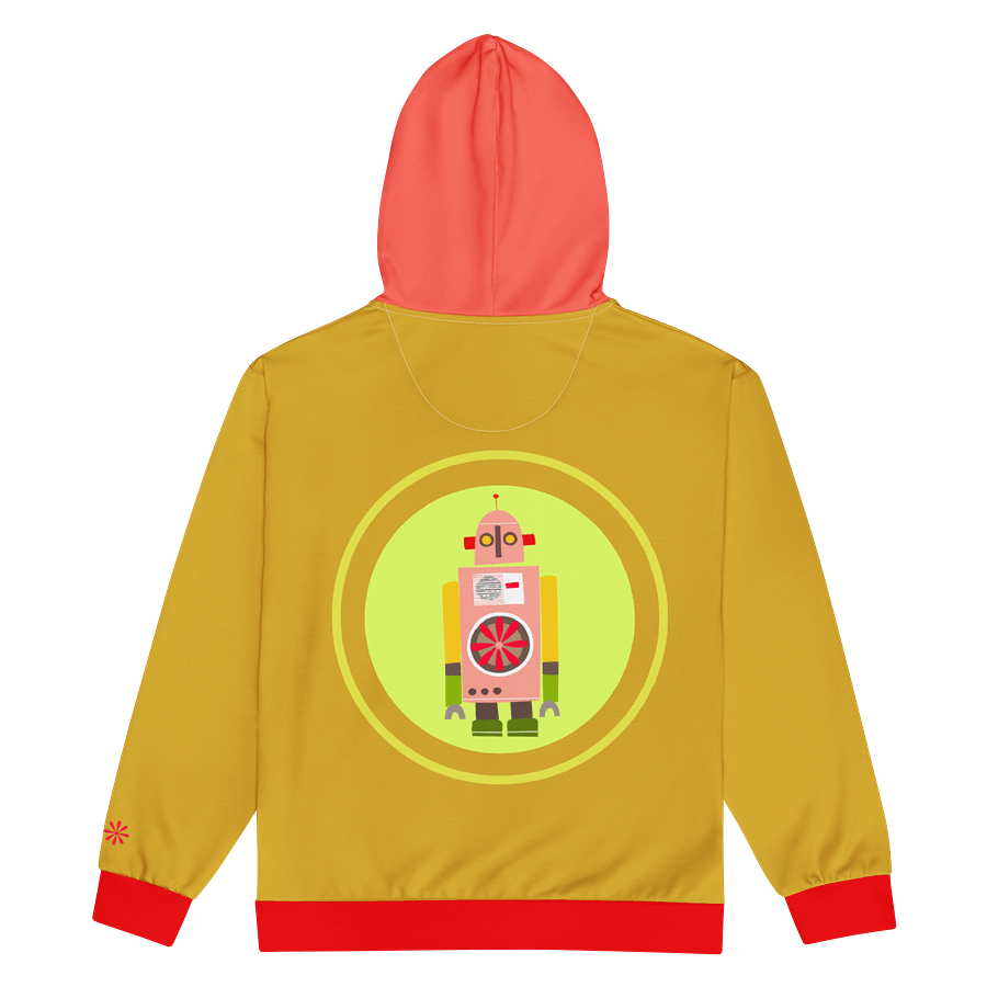 Gyro the Atomic Robot - Mustard Sweatshirt with Pink Hood product image (4)