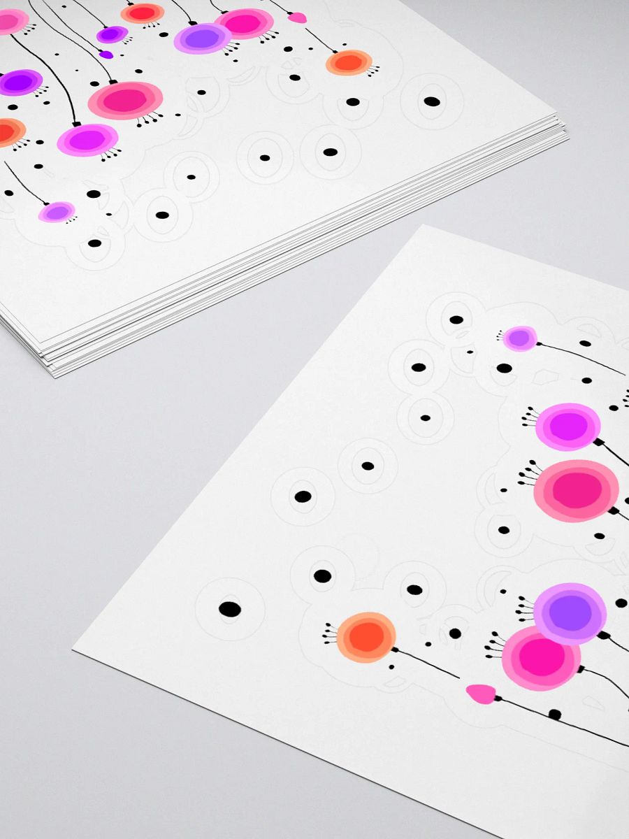 Floral Fusion Kiss Cut Stickers product image (10)