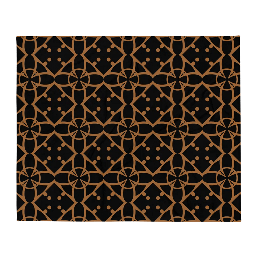 Brown Ethereal Echoes Throw Blanket product image (2)
