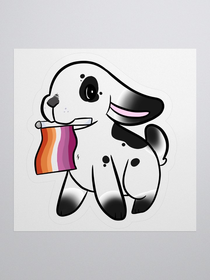 Lesbian Bunny Sticker product image (4)