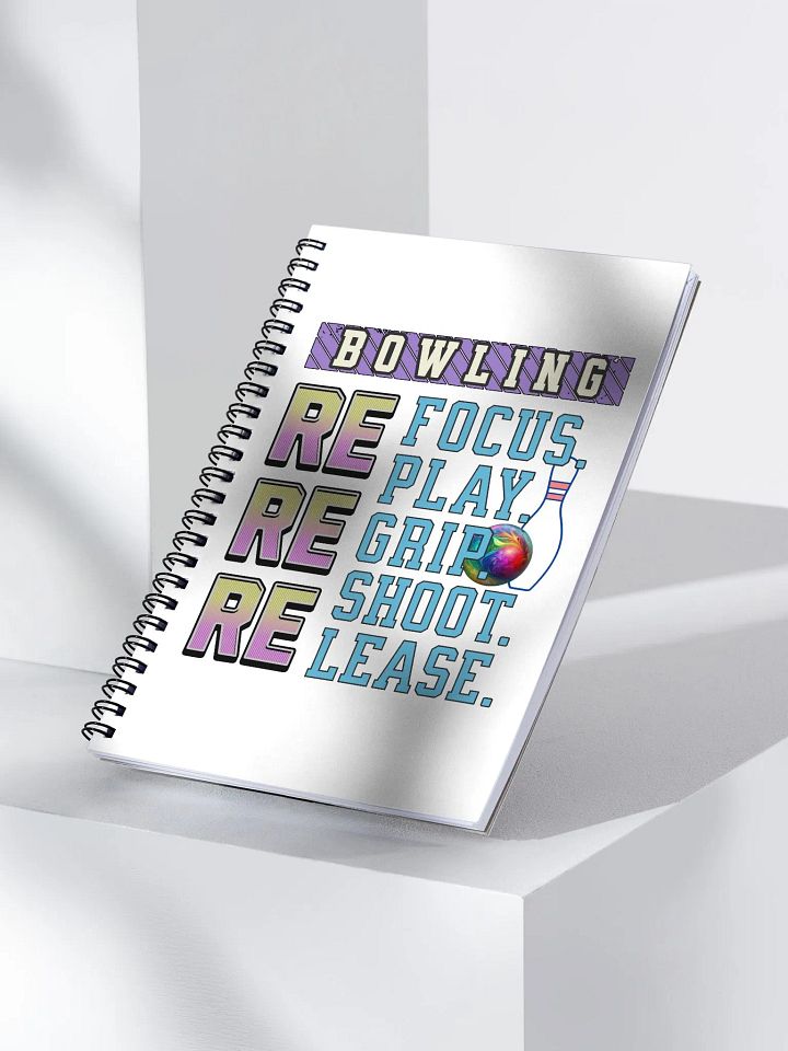 Reuse Bowling Fun Spiral Notebook product image (2)