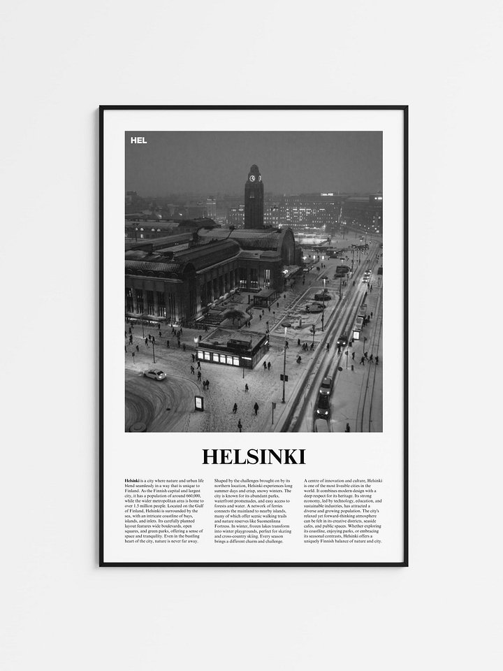 Helsinki 04 Newspaper Poster product image (1)