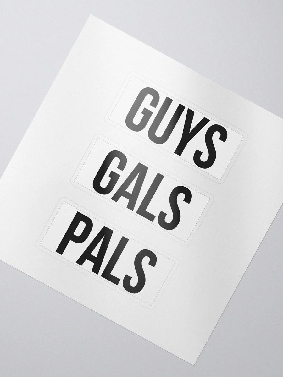Guys Gals Pals Stickers product image (2)