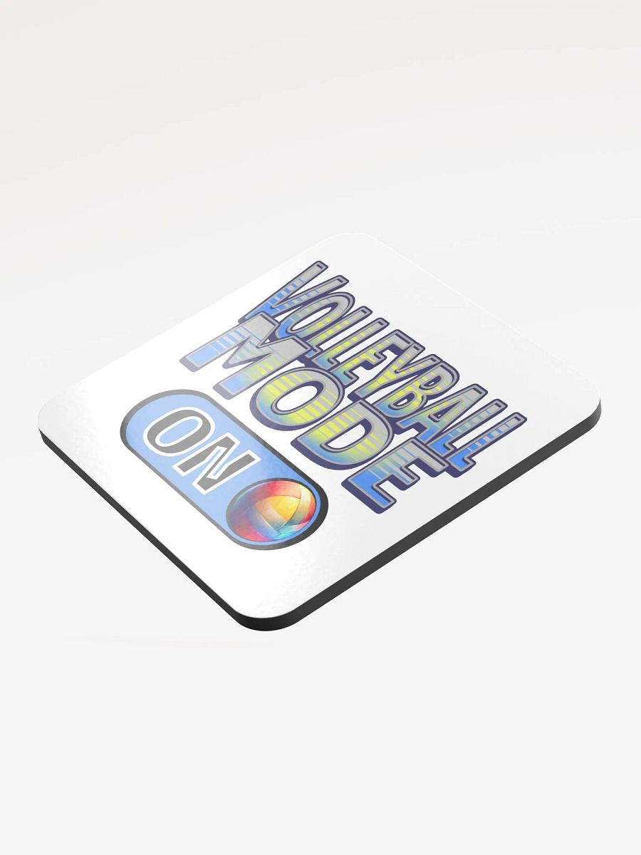 Volleyball Mode On Vibrant Coaster product image (3)