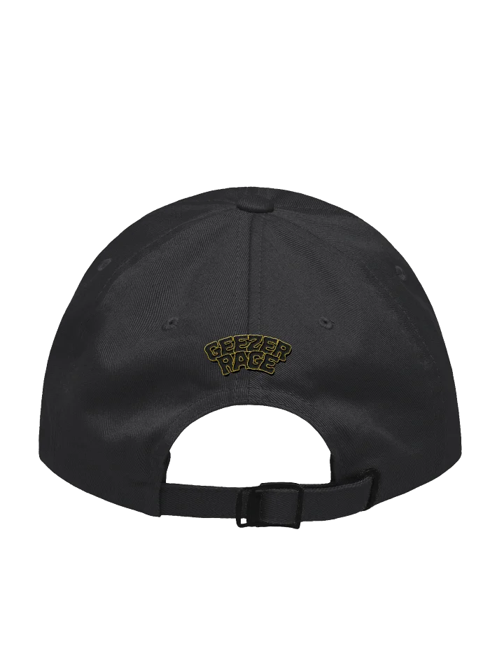 Geezer Rage Classic Dad Hat (Black & Yellow) product image (2)