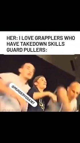 Tag a guard puller down in the comments 😂
.
.
.
.
.
.
Follow @MurderYoga187 or my hashtag #MurderYoga187 for more 🔥 Jiu-Jitsu...