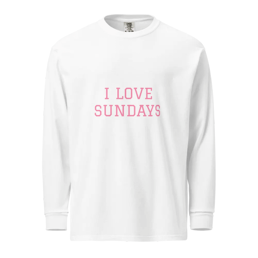I LOVE SUNDAYS Long Sleeve Shirt product image (1)