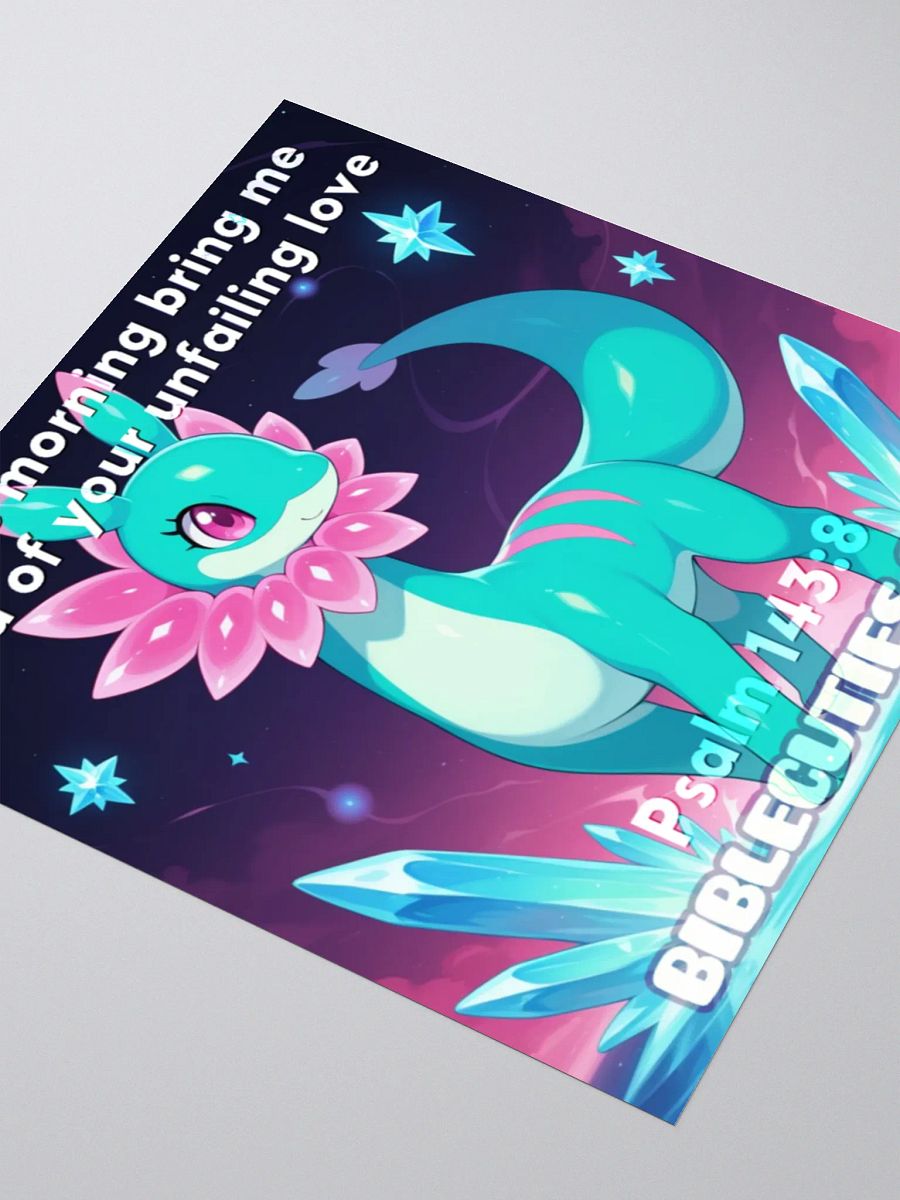 Bible Cuties Nicole - Let the morning bring me word of your unfailing love Sticker product image (6)