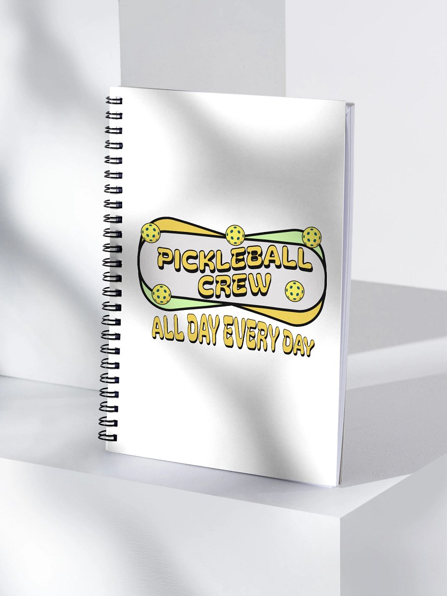 Pickleball Crew All Day Every Day Spiral Notebook product image (1)