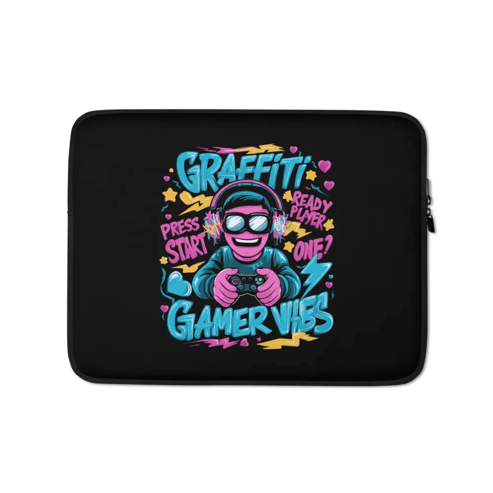 Gamer Vibes Laptop Sleeve – Protective & Stylish Sleeve for Gamers product image (1)