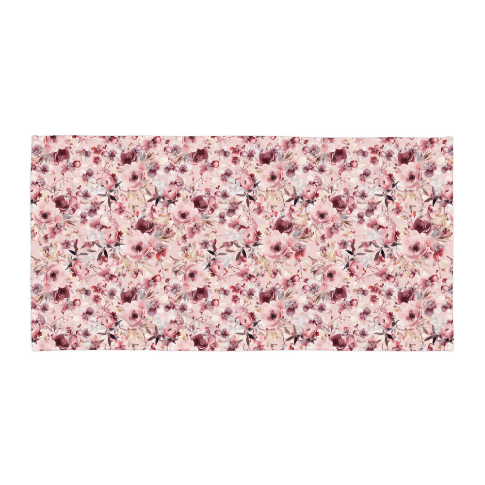 Pink Roses Garden Towel product image (1)