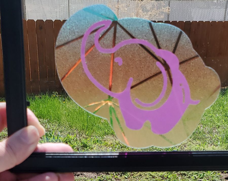 Custom Interior Window Cling - Two Colors product image (4)