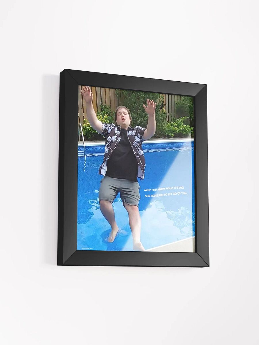 Kevin Tierney Pushed Into Pool Framed Matte Picture product image (7)