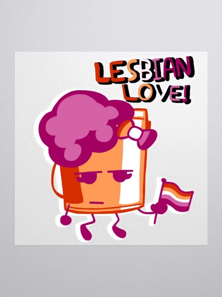 Paint Bucket Lesbian Love Sticker product image (2)
