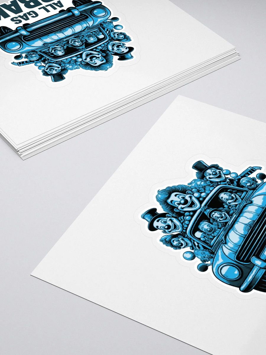 All Gas No Brakes Motivational Student Sticker product image (11)