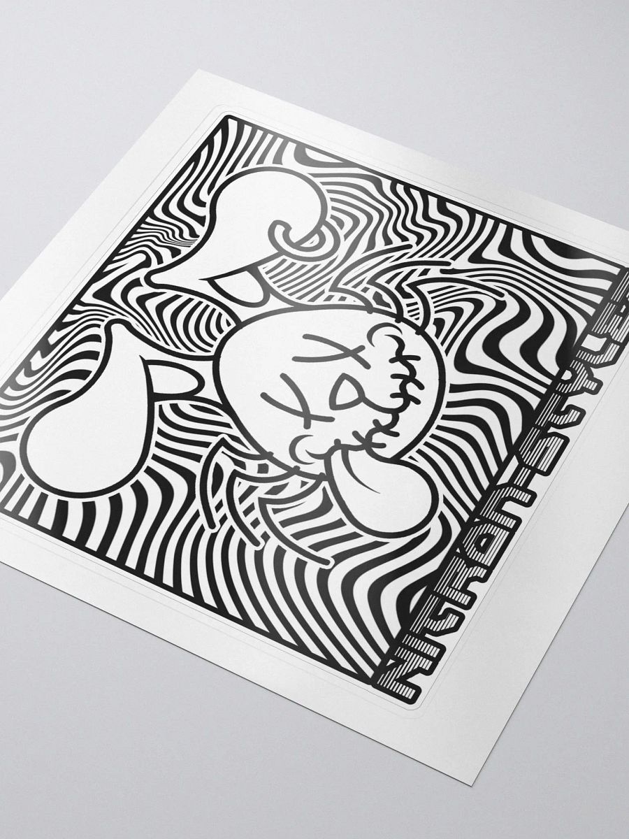 Wave 6 - Trippy Square Kiss Cut Sticker product image (4)