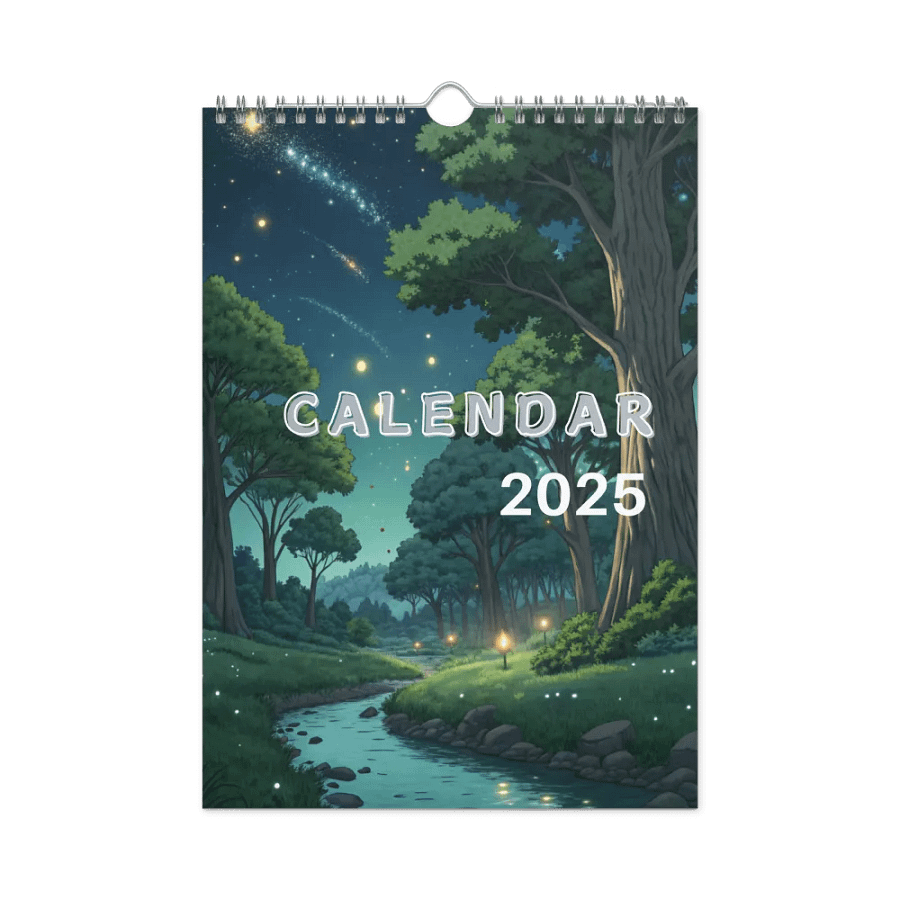 MAGICAL ANIME SEASONS WALL CALENDAR 2025 product image (3)