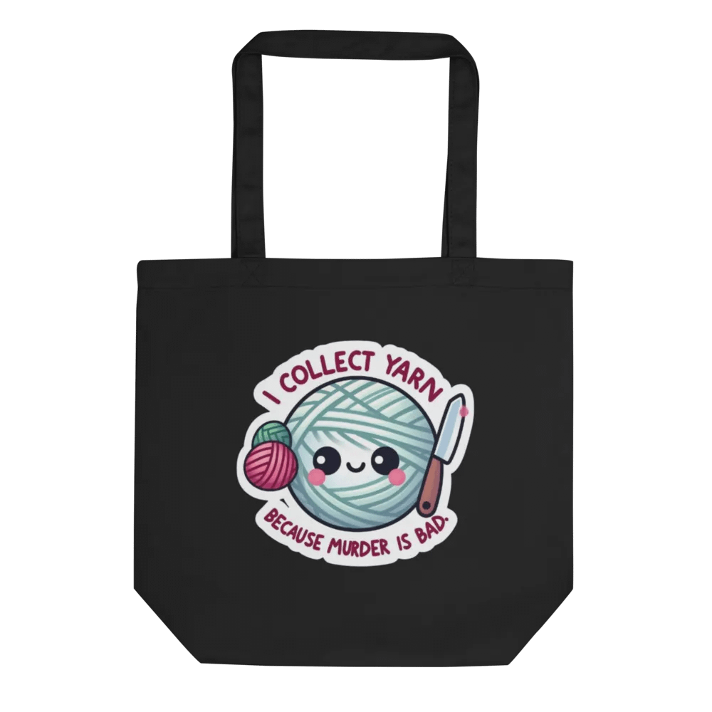 Murder-Free Yarn Lover Tote Bag product image (1)