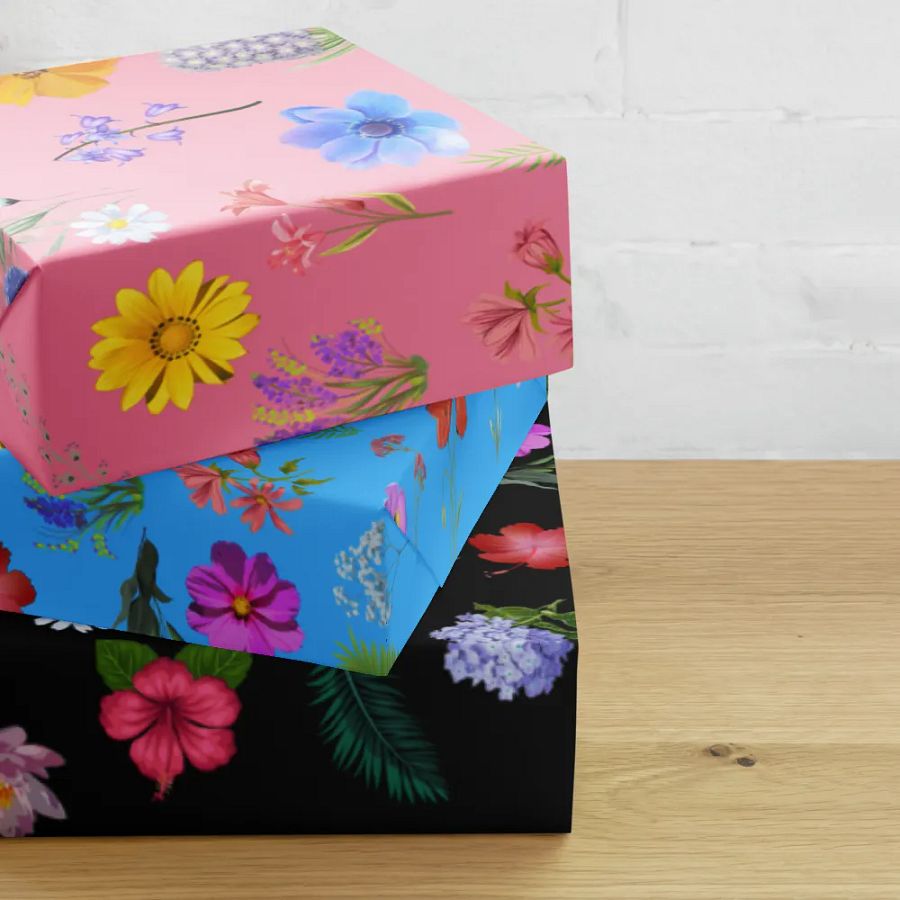 English Flora Wrapping Paper product image (10)