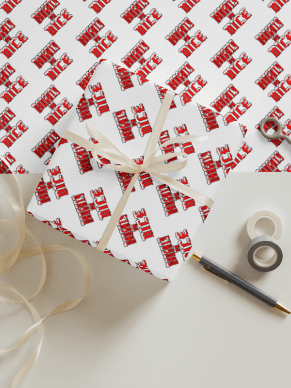 Nice or Naughty - Wrapping Paper Sheets (3) product image (3)