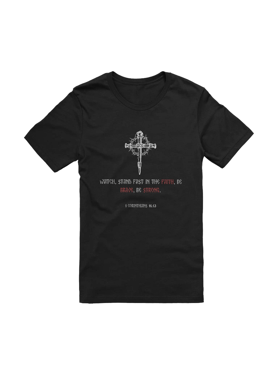 Nails Cross And Thorns Crown Unisex Soft Tee product image (6)