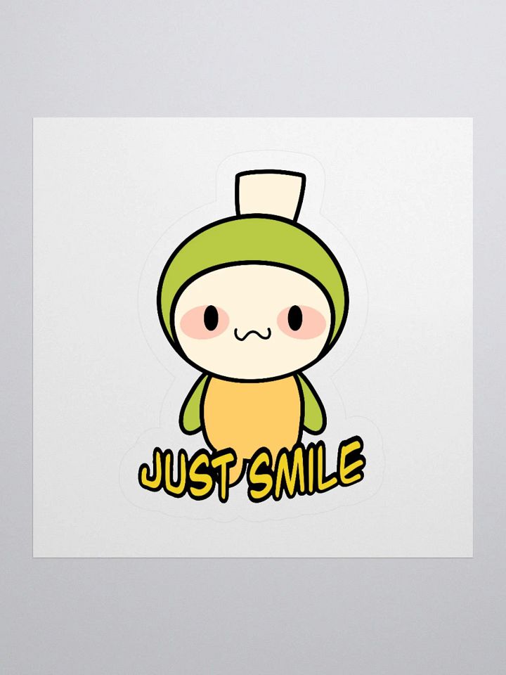 Just Smile Vinyl Stickers product image (1)