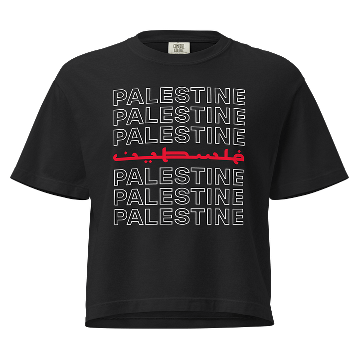 Palestine Women's Boxy T-shirt product image (1)