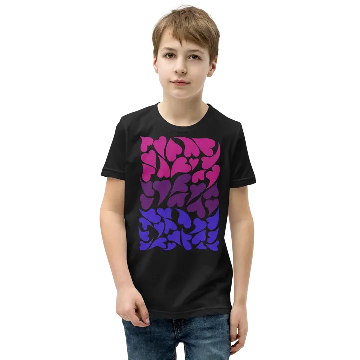 Nestled PRIDE Bisexual T-shirt (Youth) product image (1)