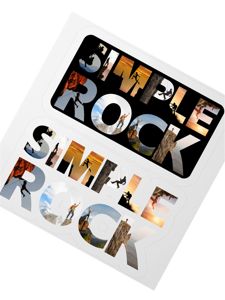 Simple Rock Collage Stickers product image (2)