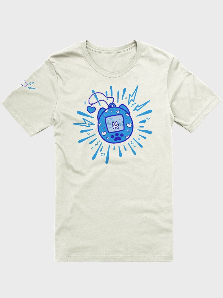 Lovely Digital Meow // T-Shirt - Blue - Light Mode product image (1)