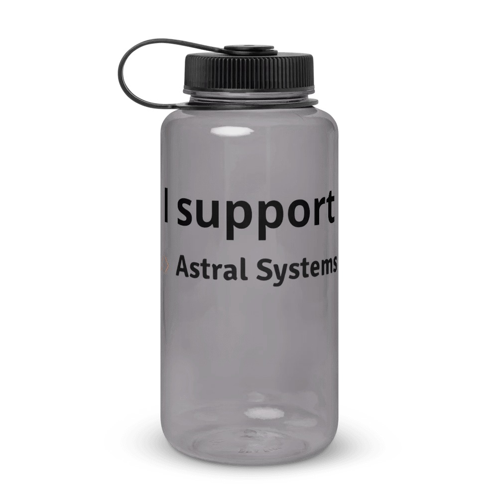 I support Astral Systems - Wide Mouth Bottle product image (1)