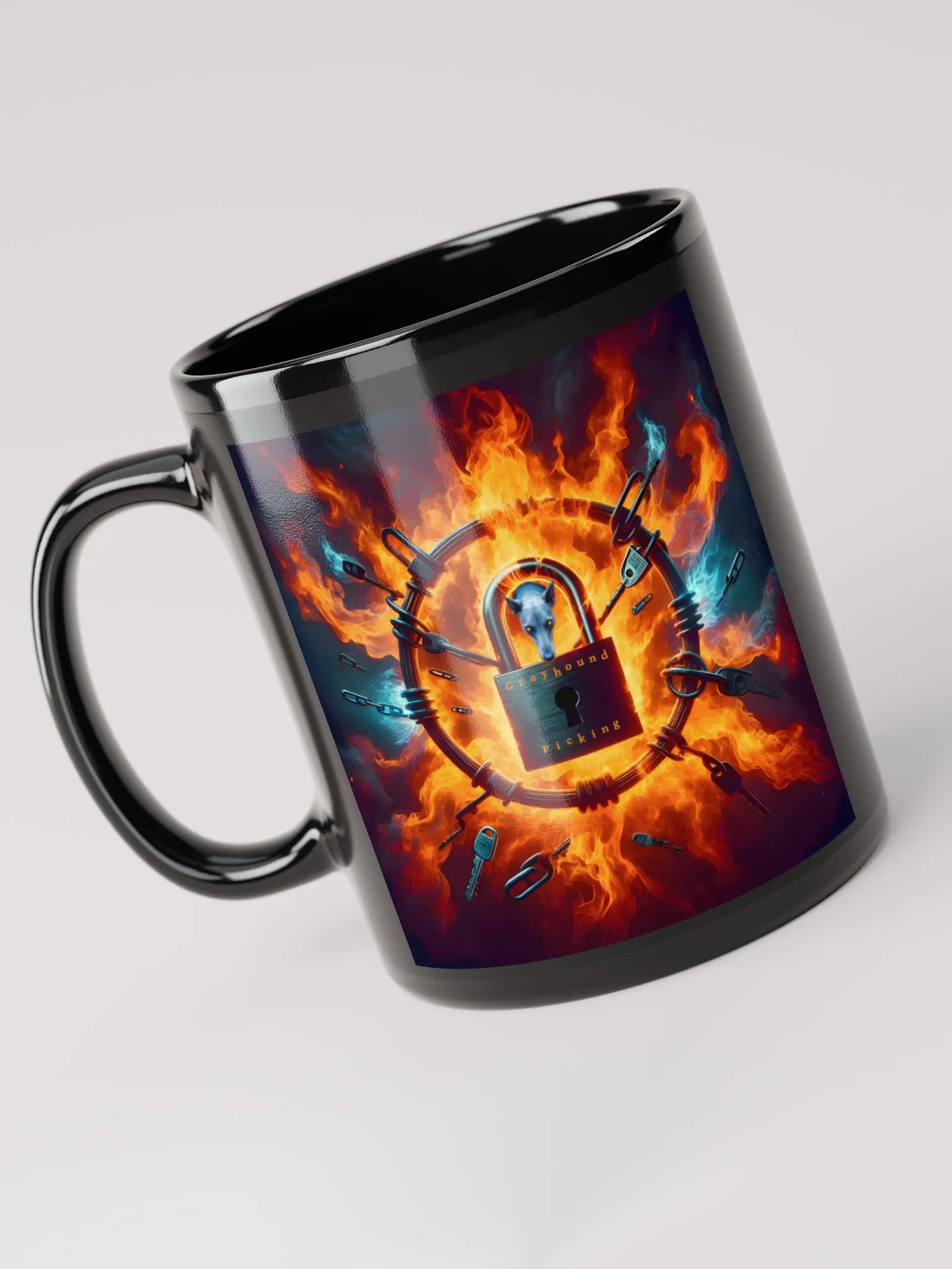 Greyhound Picking Fire mug product image (5)