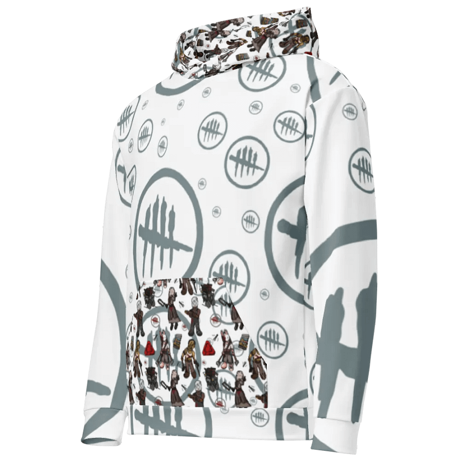 Dead by daylight Patterned Hoodie (white) product image (4)