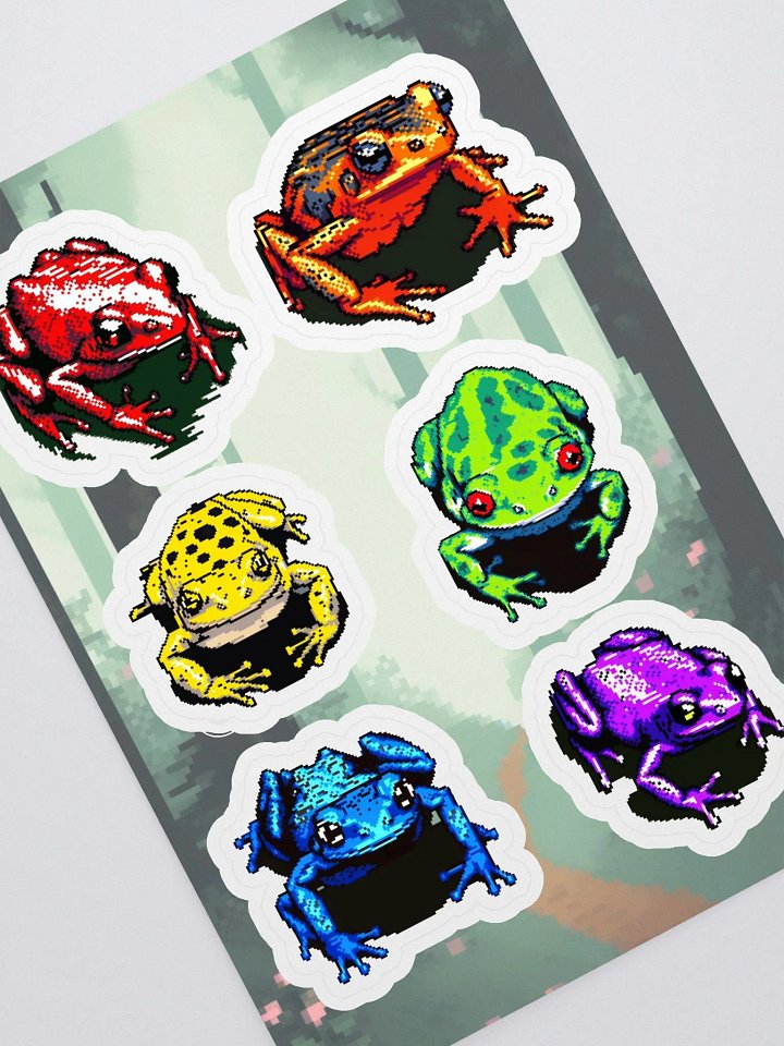 Toad-ally Hangin' Sticker Sheet product image (1)