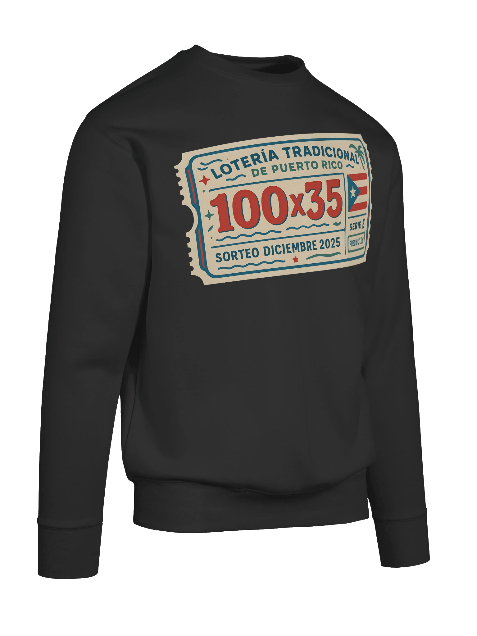 100x35 Boleto de Lotería Premium Sweatshirt product image (7)