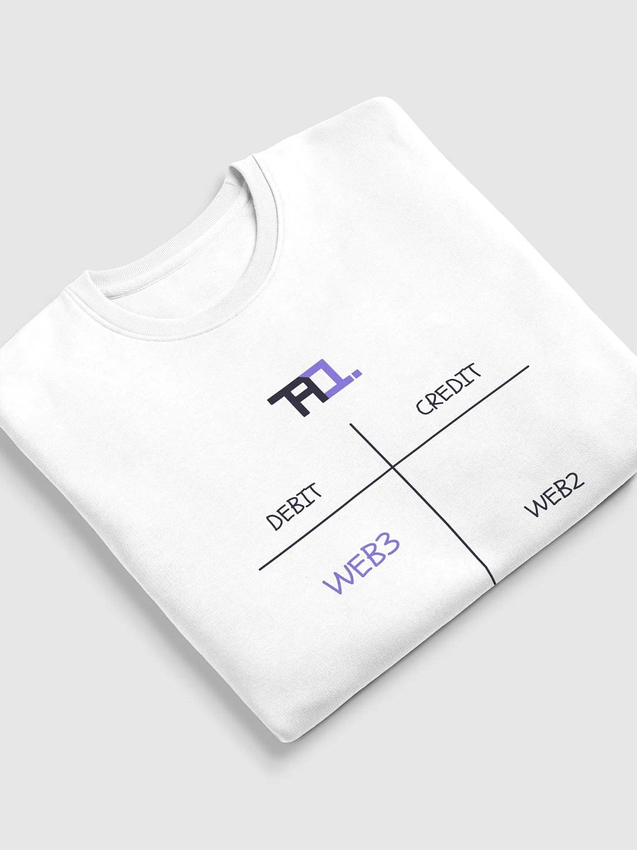 Debit Web3 | Credit Web2 Sweatshirt (Purple Edition) product image (4)