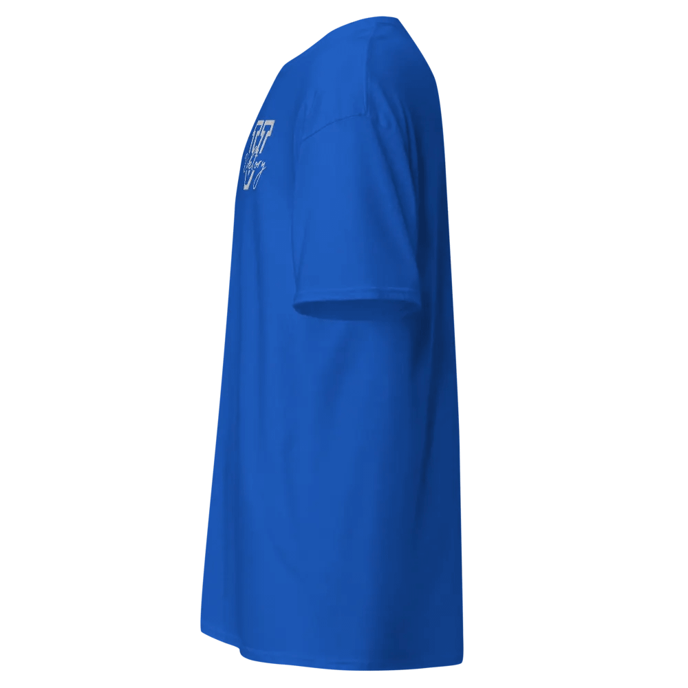 Adult Shirt Blue (white logo) product image (10)