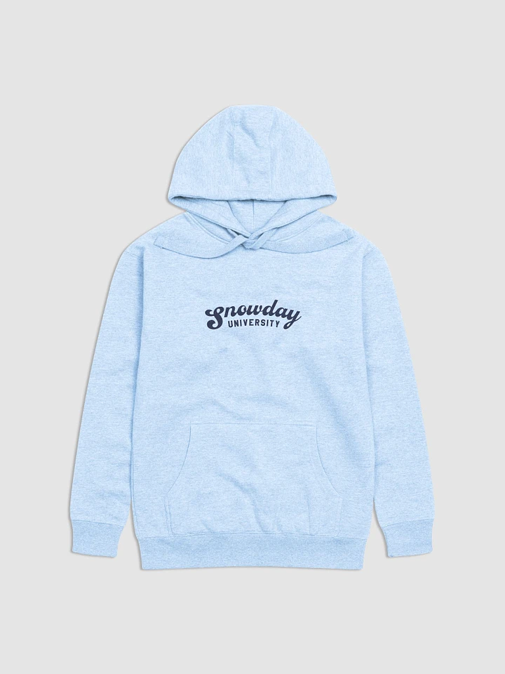 Snowday University hoodie - light blue product image (1)