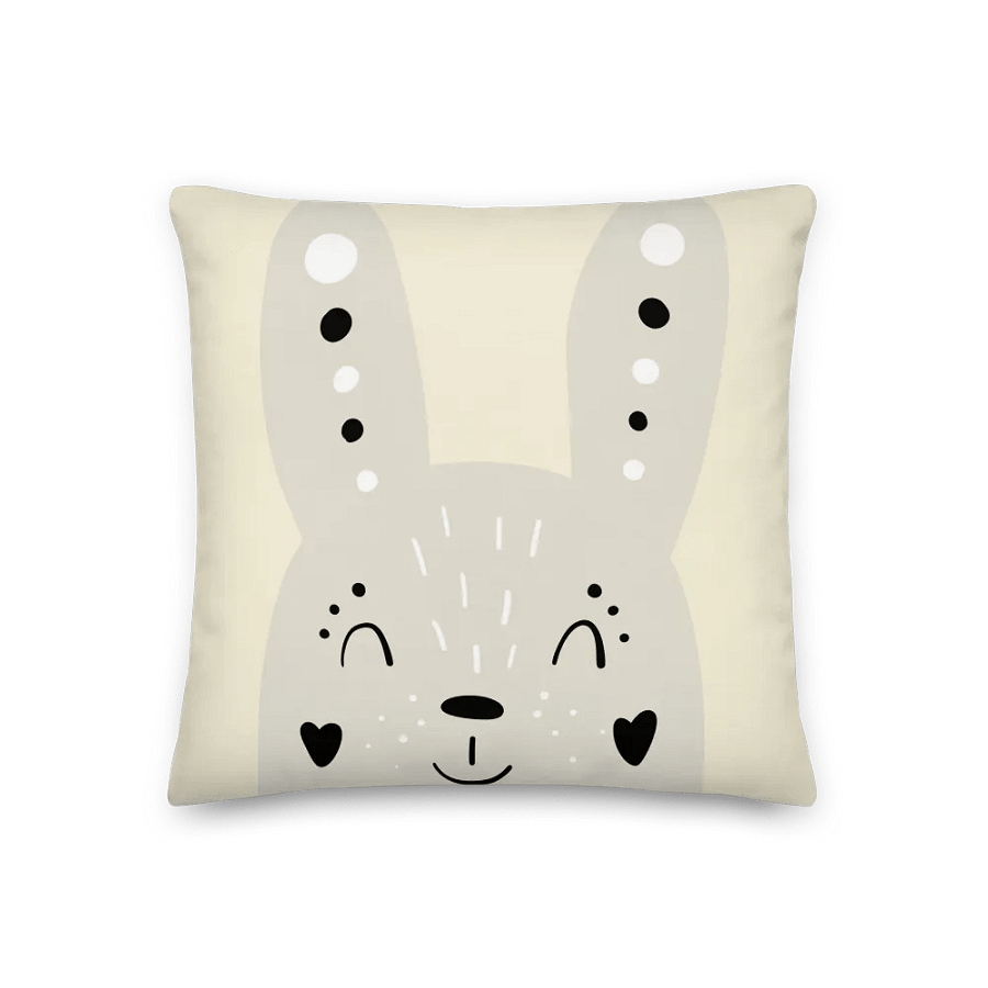 Bunny Bliss All-Over Print Premium Pillow product image (4)
