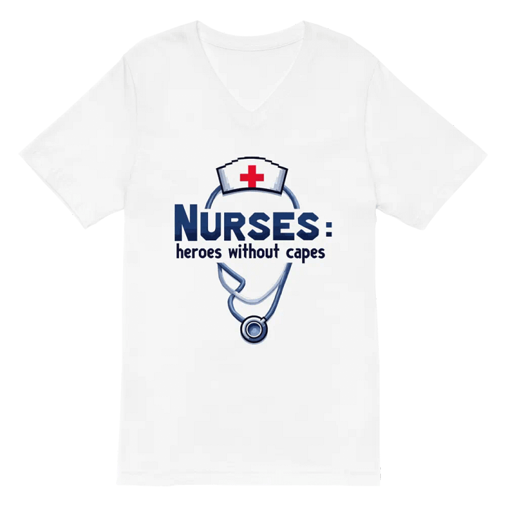 Heroic Nurse V-Neck Tee product image (2)