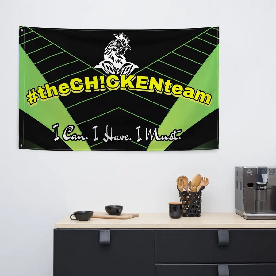 Official #theCH!CKENteam flag product image (11)