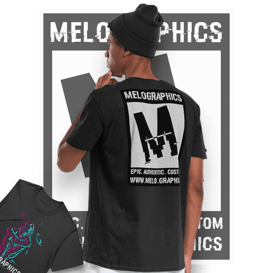 #MeloCrew Vibes: Duotone - Basic T-Shirt | #MadeByMELO product image (1)
