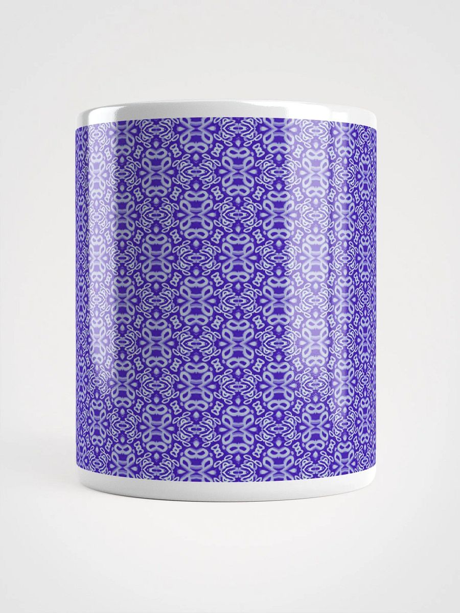 Purple & White Seamless Patterned Ceramic Mug product image (6)