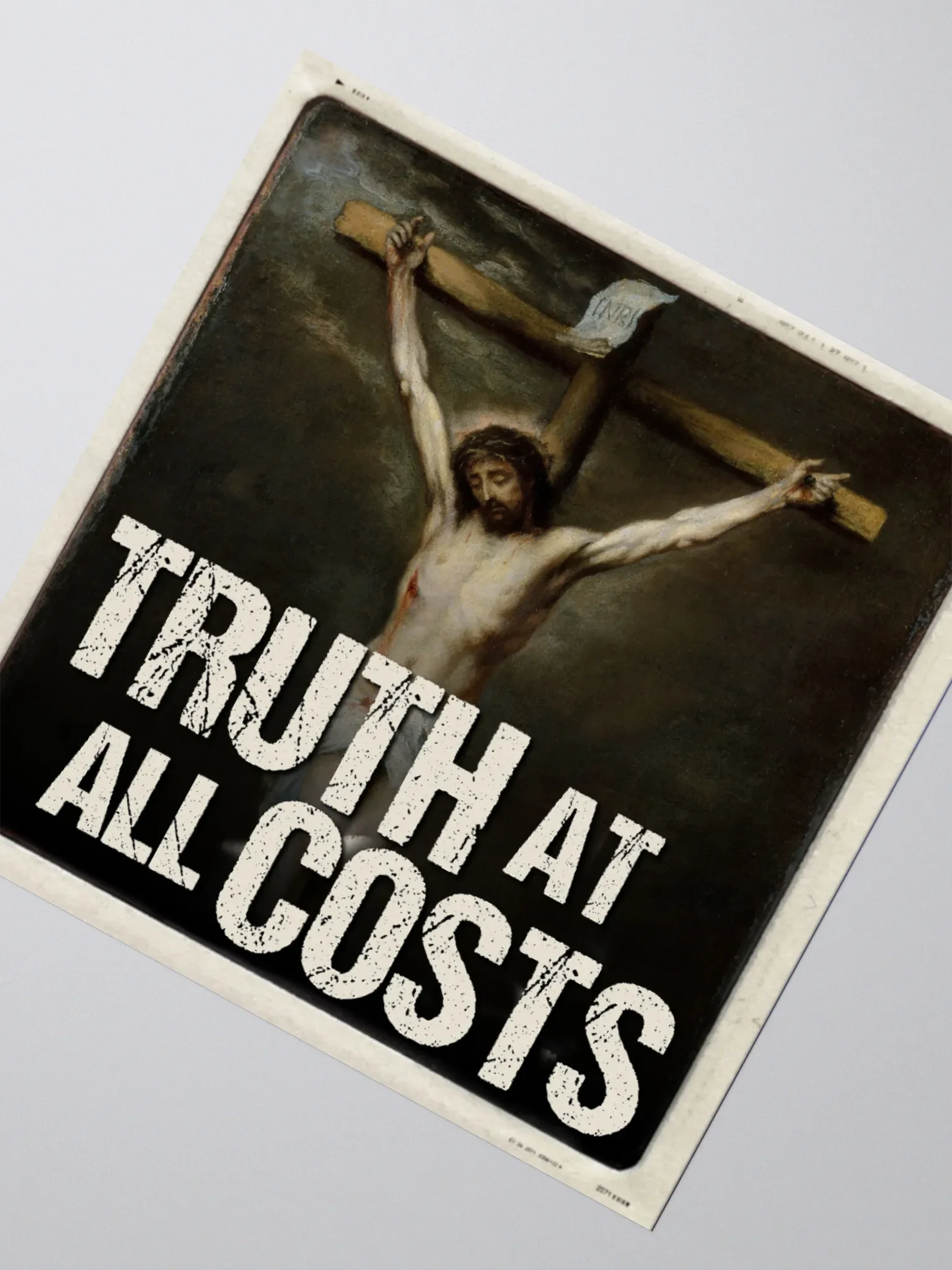 Truth at All Costs podcast art sticker product image (5)