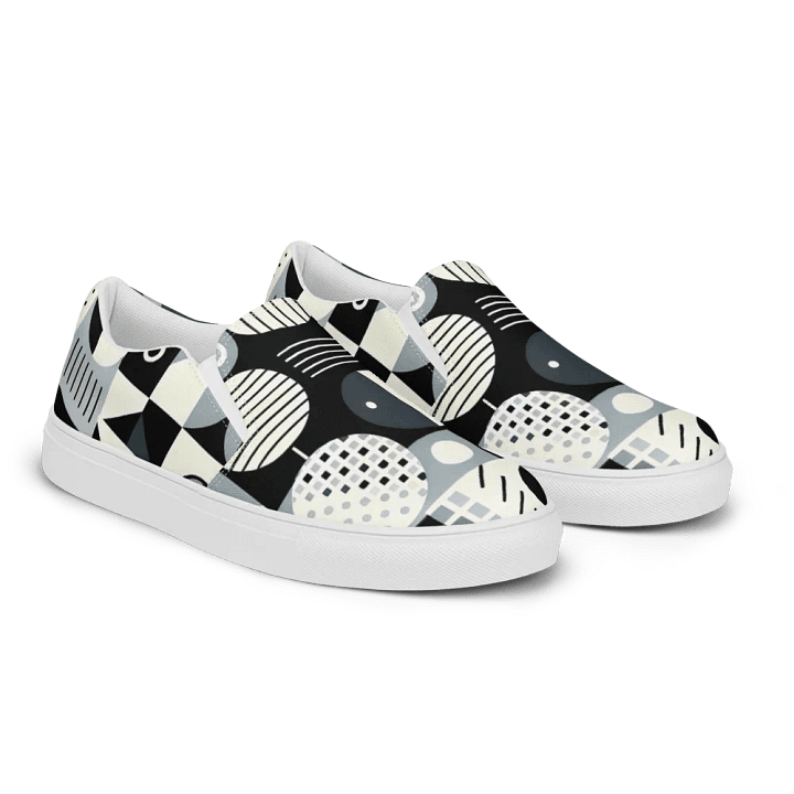 Abstract Geometric Men's Slip-On Shoes product image (2)